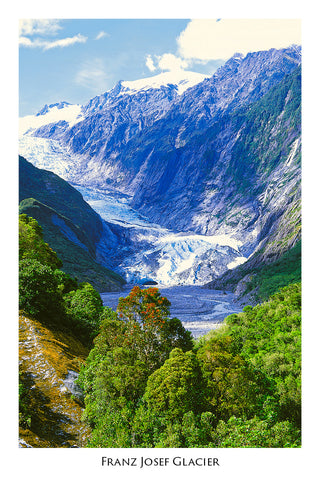 109 - Post Art Postcard - Franz Josef Glacier