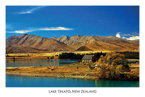 130 - Post Art Postcard - Lake Tekapo