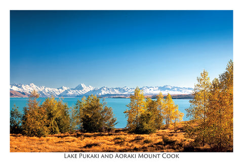 190 - Post Art Postcard - Lake Pukaki
