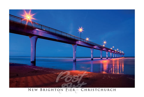 206 - Post Art Postcard - New Brighton Pier