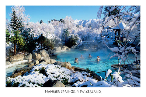 210 - Post Art Postcard - Hanmer Springs Winter