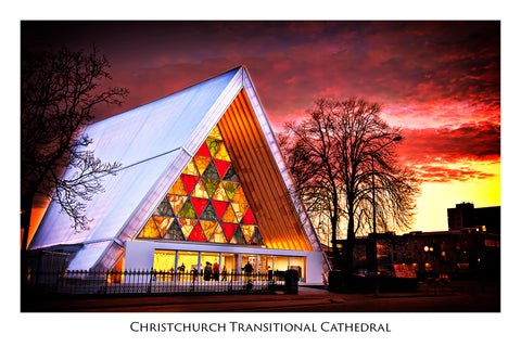 234 - Post Art Postcard - Christchurch Transitional Cathedral