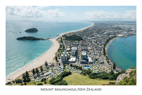 546 - Post Art Postcard - Mount Maunganui