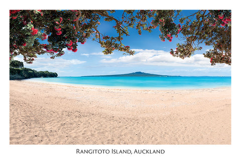 548 - Post Art Postcard - Rangitoto Island