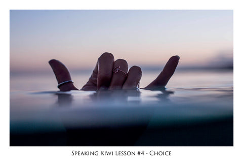 565 - Post Art Postcard - Speaking Kiwi Lesson #4 - Choice