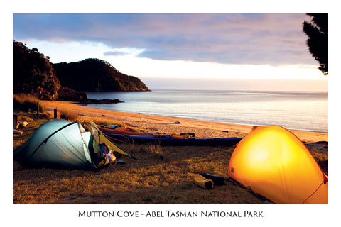 665 - Post Art Postcard - Mutton Cove Campsite