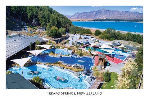 720 - Post Art Postcard - Tekapo Springs