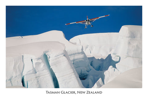 742 - Post Art Postcard - Tasman Glacier Ski Plane