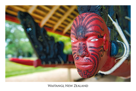 751 - Post Art Postcard - Waitangi Waka