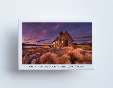 FM0005 - Post Art Magnet - Church of the Good Shepherd Tekapo