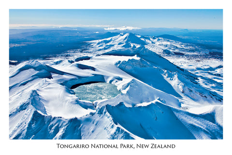 N93 - Post Art Postcard - Mt Ruapehu