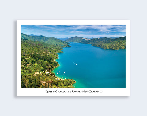 026 - Post Art Postcard - Queen Charlotte Sound