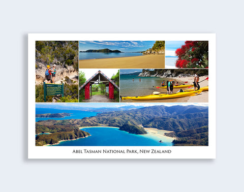 038 - Post Art Postcard - Abel Tasman Coastal Track