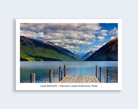 040 - Post Art Postcard - Lake Rotoiti Summer
