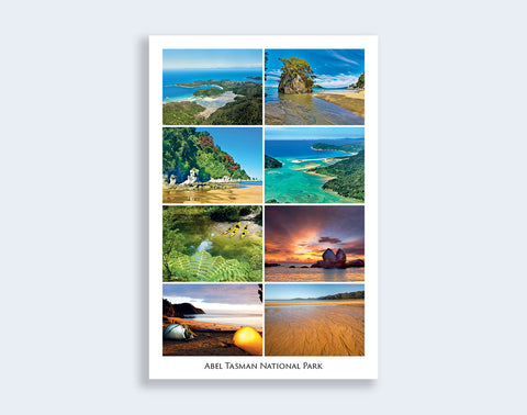 10 - Post Art Postcard - Abel Tasman Composite