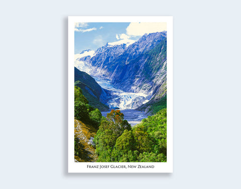 109 - Post Art Postcard - Franz Josef Glacier