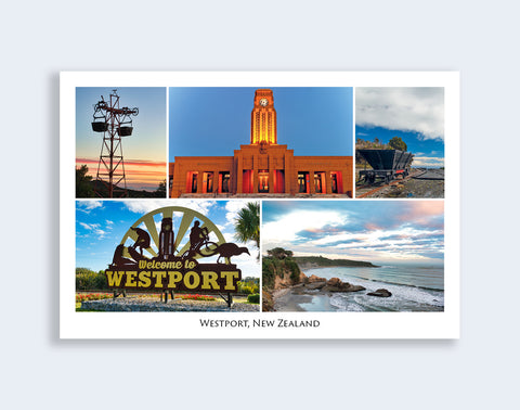 11 - Post Art Postcard - Westport Composite