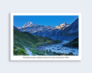 110 - Post Art Postcard - Hooker Valley Track