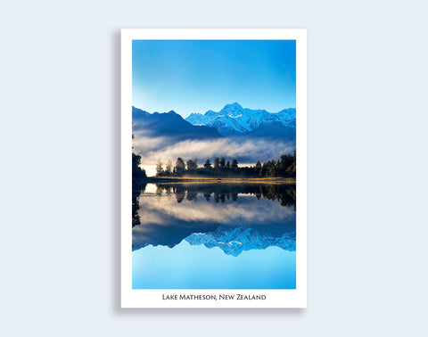113 - Post Art Postcard - Lake Matheson