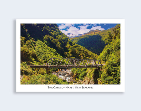 118 - Post Art Postcard - Haast Pass