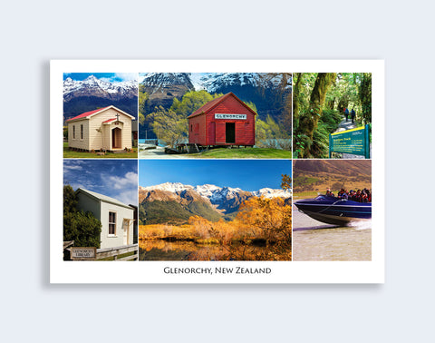 120 - Post Art Postcard - Glenorchy Composite