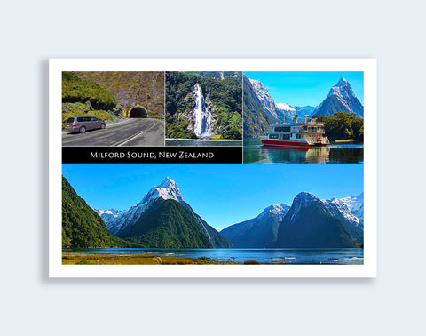 128 - Post Art Postcard - Milford Composite