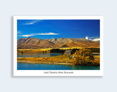 130 - Post Art Postcard - Lake Tekapo