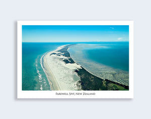 163 - Post Art Postcard - Farewell Spit, Golden Bay