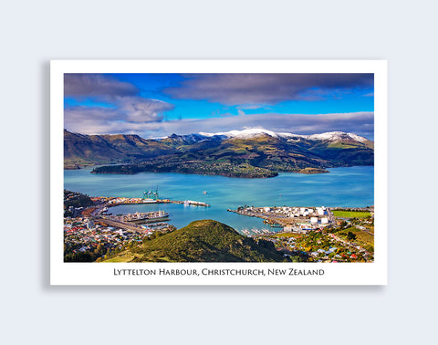 188 - Post Art Postcard - Lyttelton Harbour