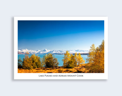 190 - Post Art Postcard - Lake Pukaki