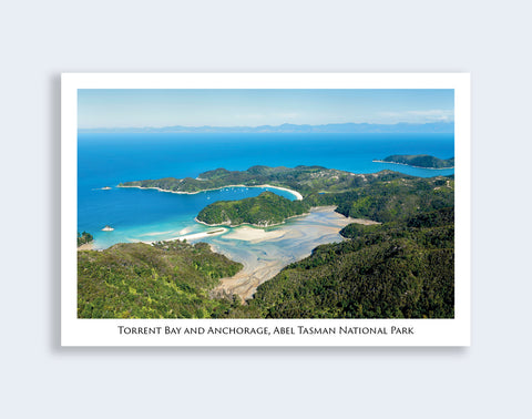 2 - Post Art Postcard - Torrent Bay, Abel Tasman National Park