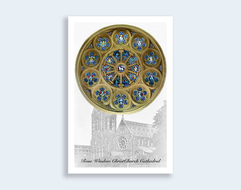 200 - Post Art Postcard - Rose Window