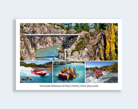202 - Post Art Postcard - Thrillseekers Hanmer