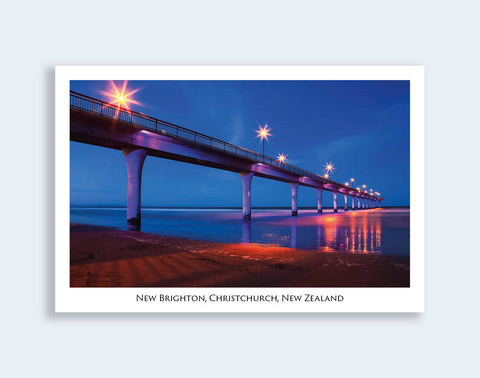 206 - Post Art Postcard - New Brighton Pier