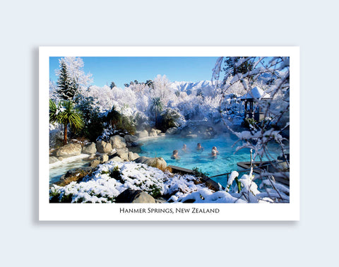 210 - Post Art Postcard - Hanmer Springs Winter