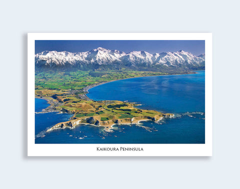 215 - Post Art Postcard - Kaikoura Peninsula