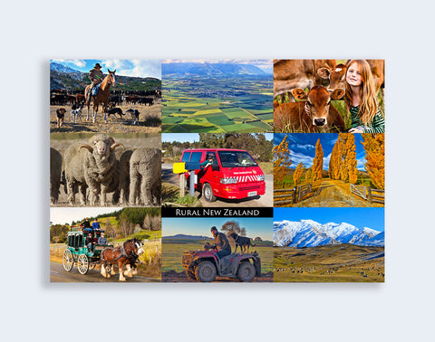 230 - Post Art Postcard - Rural New Zealand