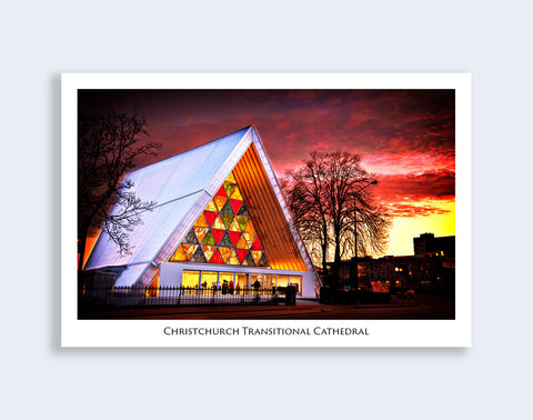 234 - Post Art Postcard - Christchurch Transitional Cathedral