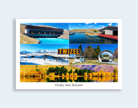 261 - Post Art Postcard - Twizel Composite
