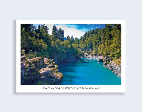 265 - Post Art Postcard - Hokitika Gorge