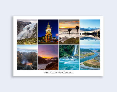 268 - Post Art Postcard - West Coast Composite