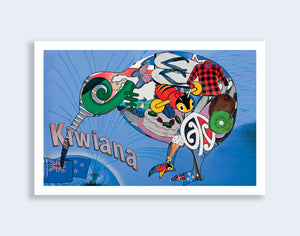 277 - Post Art Postcard - Kiwiana