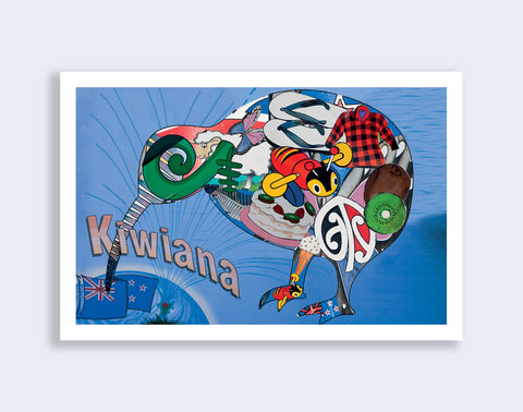 277 - Post Art Postcard - Kiwiana