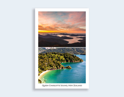 37 - Post Art Postcard - Queen Charlotte Sound