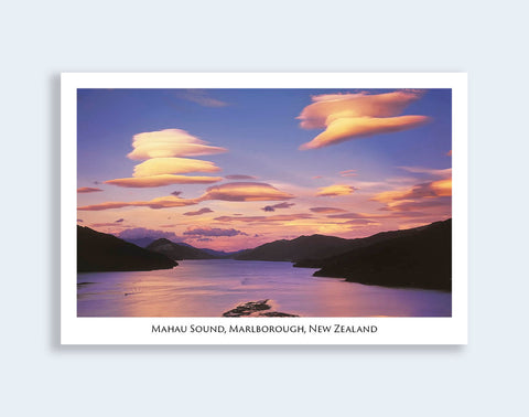 39 - Post Art Postcard - Mahau Sound, Marlborough