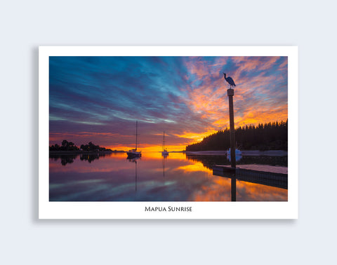507 - Post Art Postcard - Postcard - Mapua Sunrise