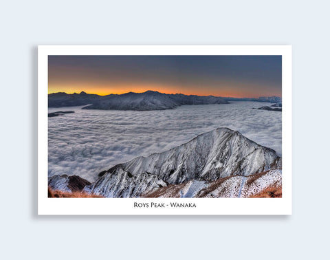 512 - Post Art Postcard - Roys Peak, Wanaka