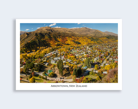 513 - Post Art Postcard - Arrowtown in Autumn