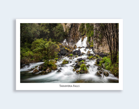 526 - Post Art Postcard - Tarawera Falls