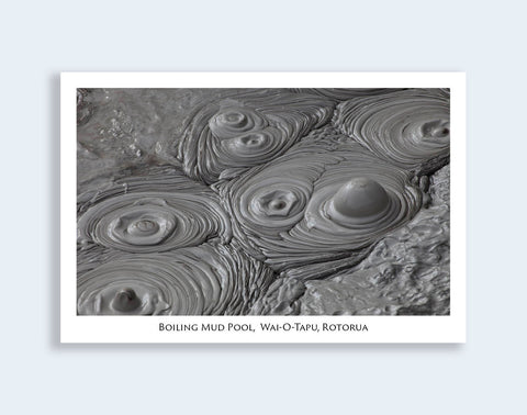 528 - Post Art Postcard - Boiling Mud Pool